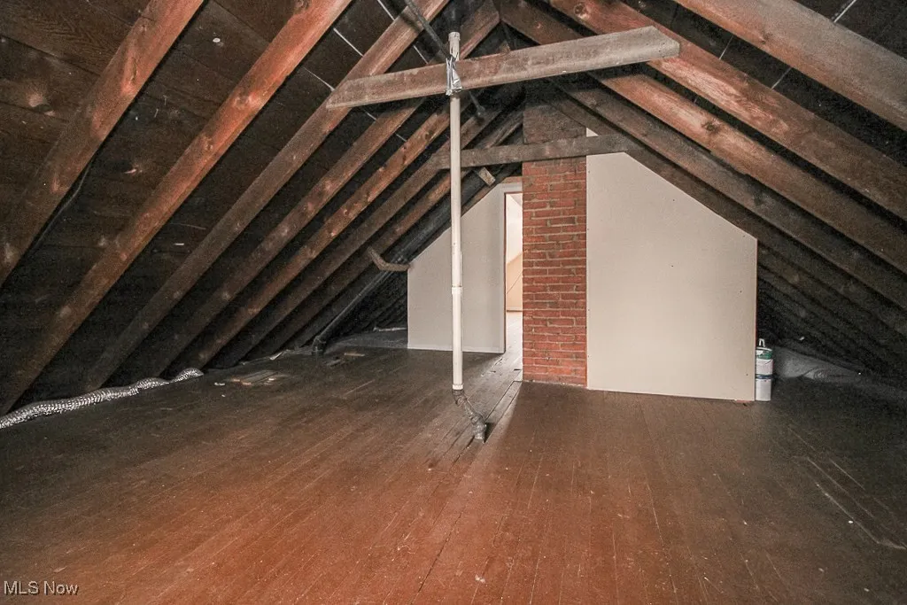 View of attic