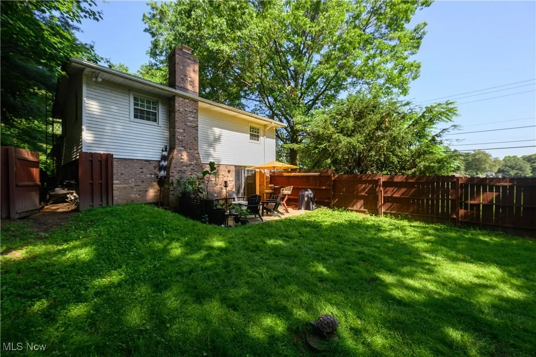View of yard featuring a patio