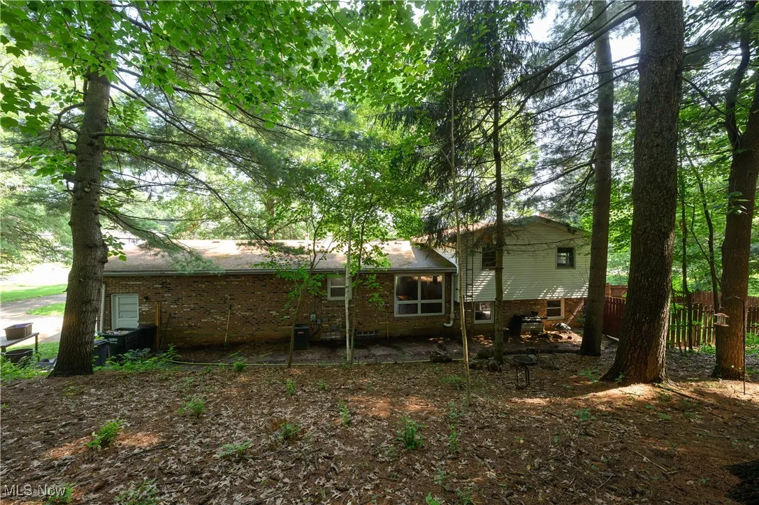 Rear view of house
