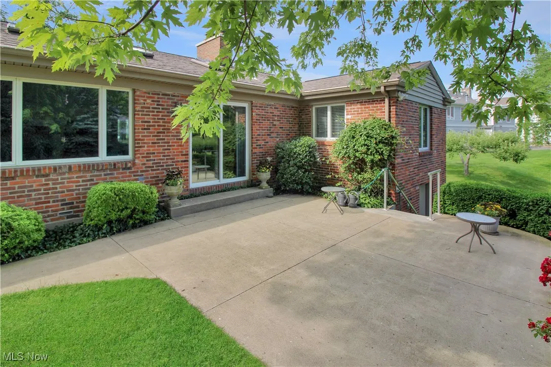 rear patio