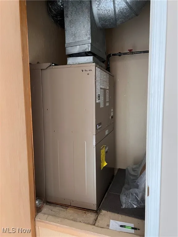View of utility room