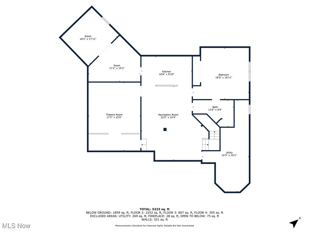 View of home floor plan