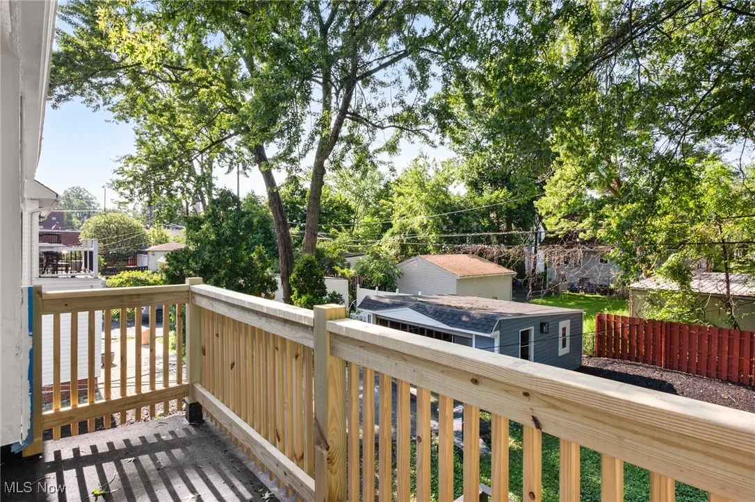View of deck