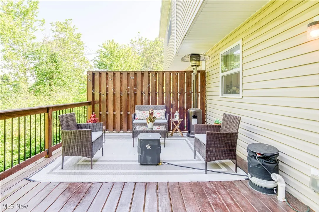 View of deck