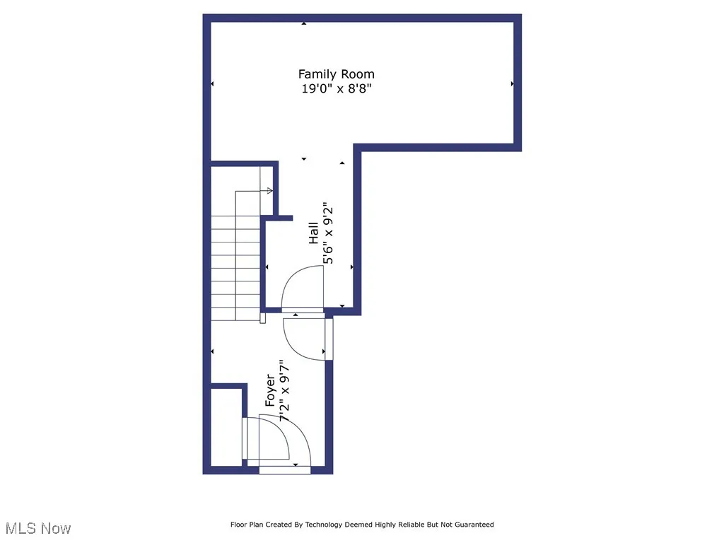 View of floor plan / room layout