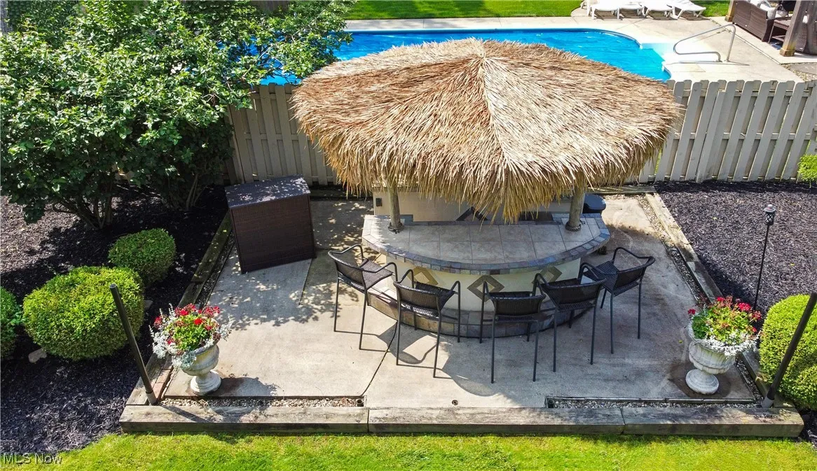 View of patio