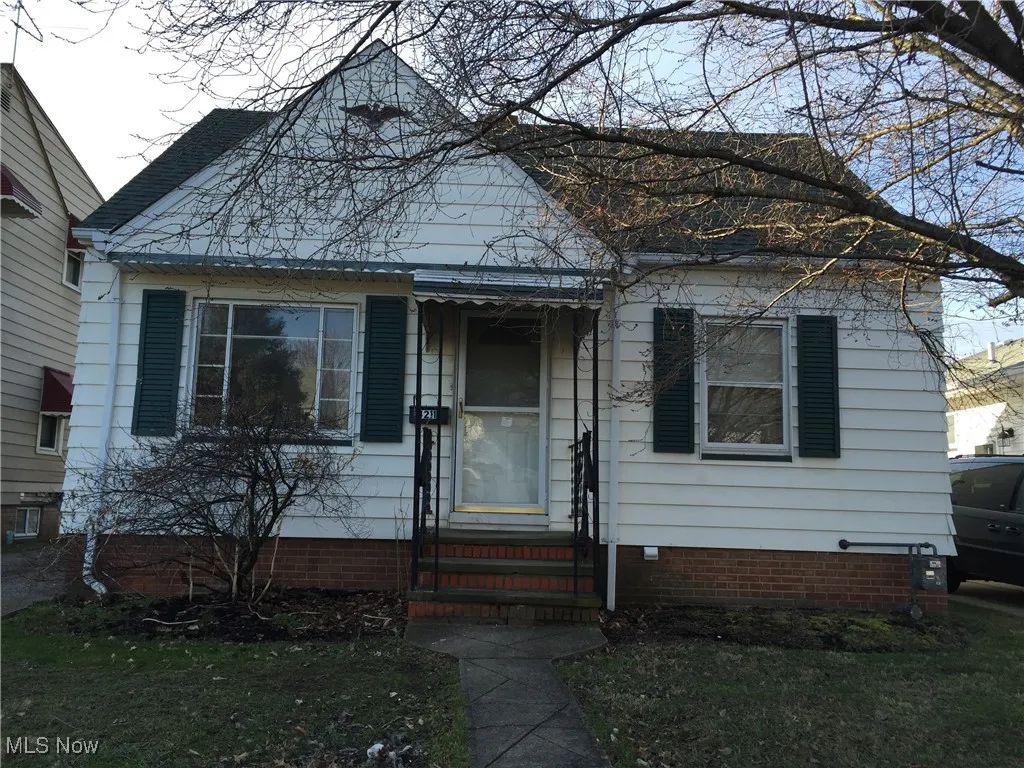 View of front of home featuring entry steps