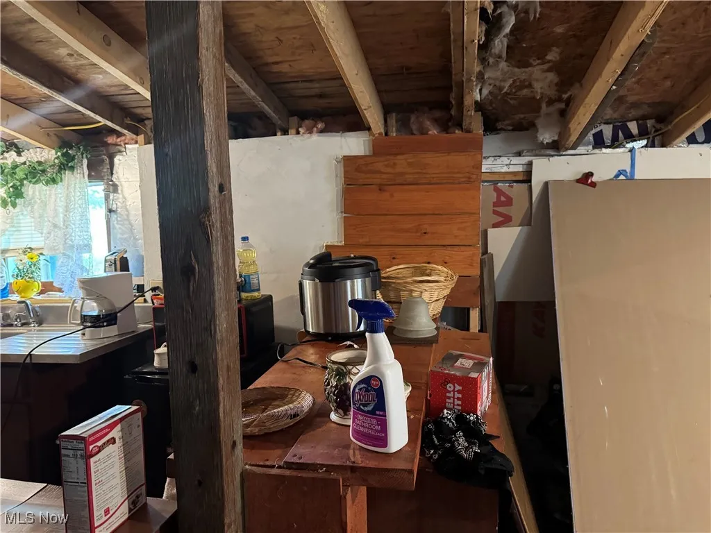 View of basement