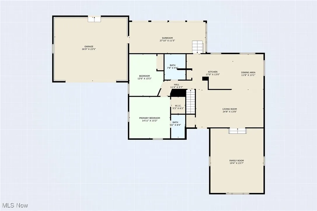 View of room layout