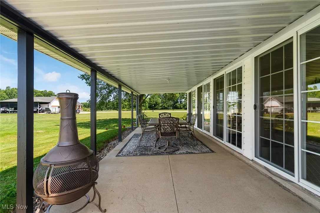 View of patio