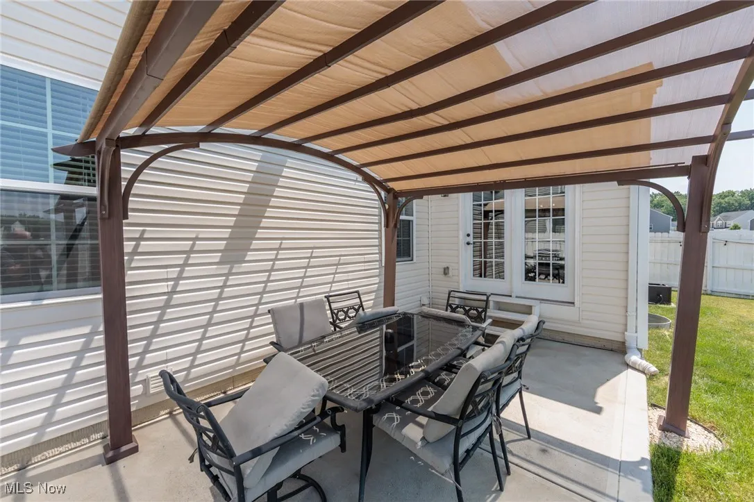 View of patio / terrace featuring outdoor dining area