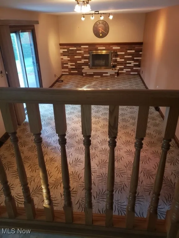 View of stairway