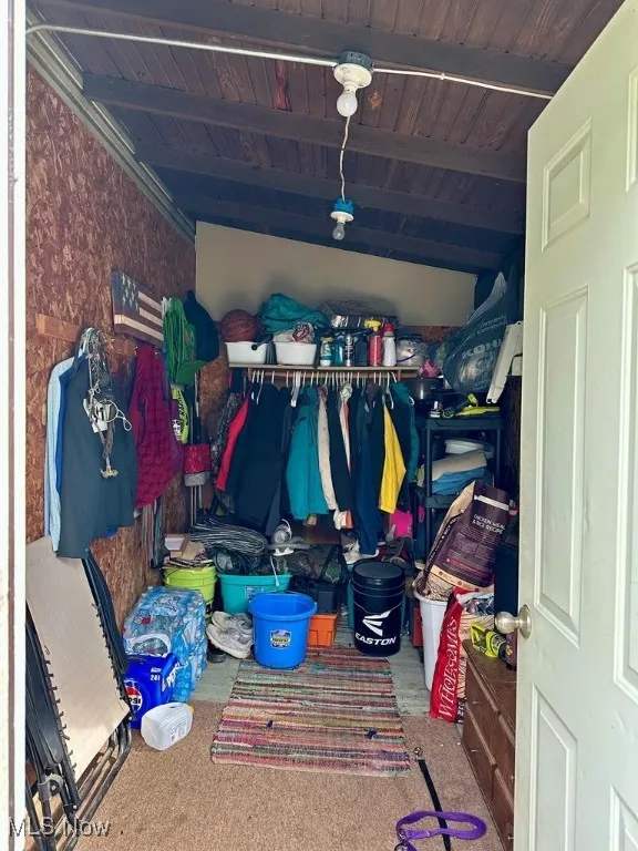 View of storage room