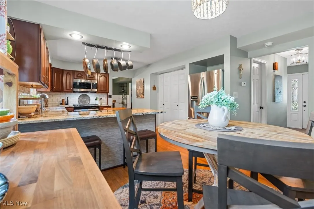 Kitchen with dining area