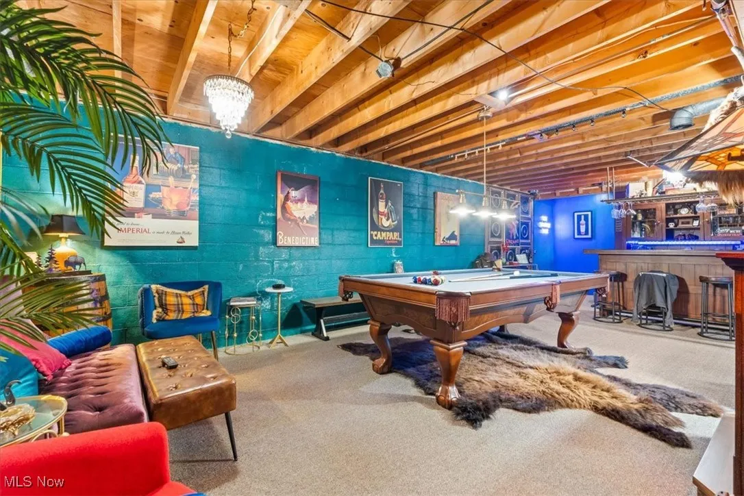 Game/Rec Room in Basement