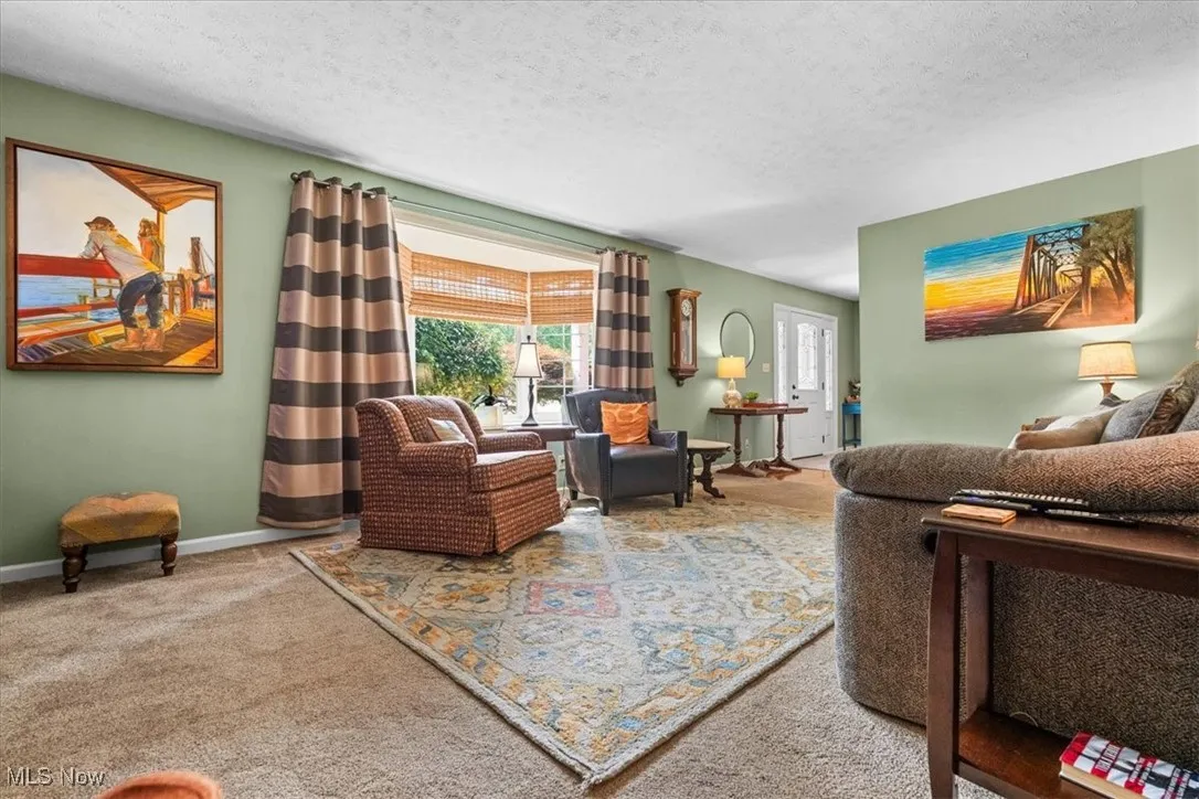 Living Room with Bay Window