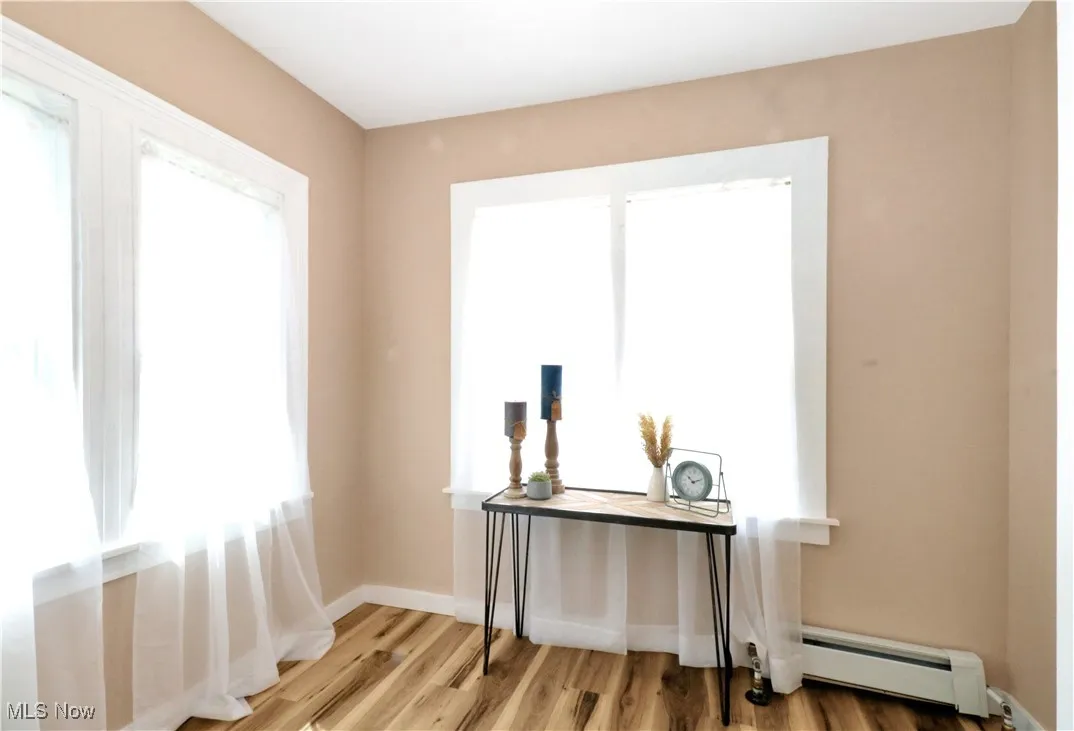 Entry Way/Breakfast area and baseboard heating