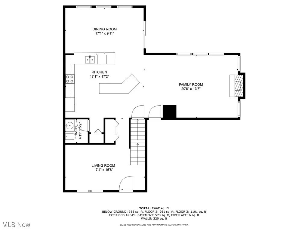 Main Level Floor Plan