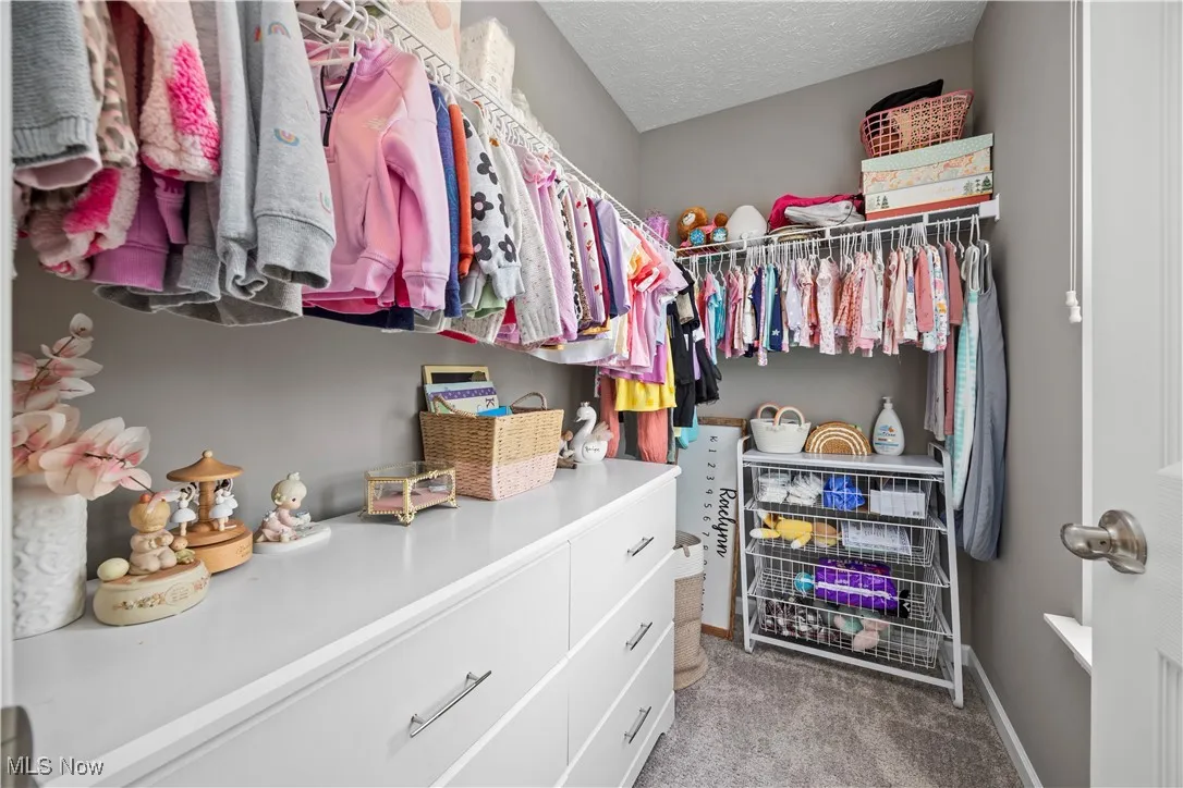 Bedroom closet for room currently or has been used for the nursery
