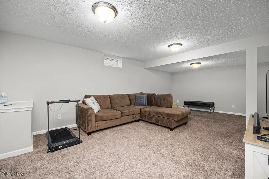 Family Room is in basement