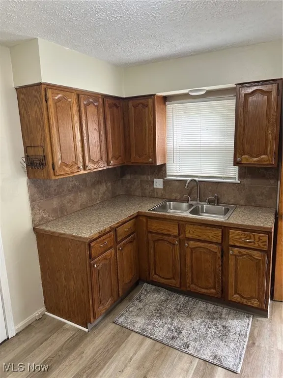 Kitchen with new counter top