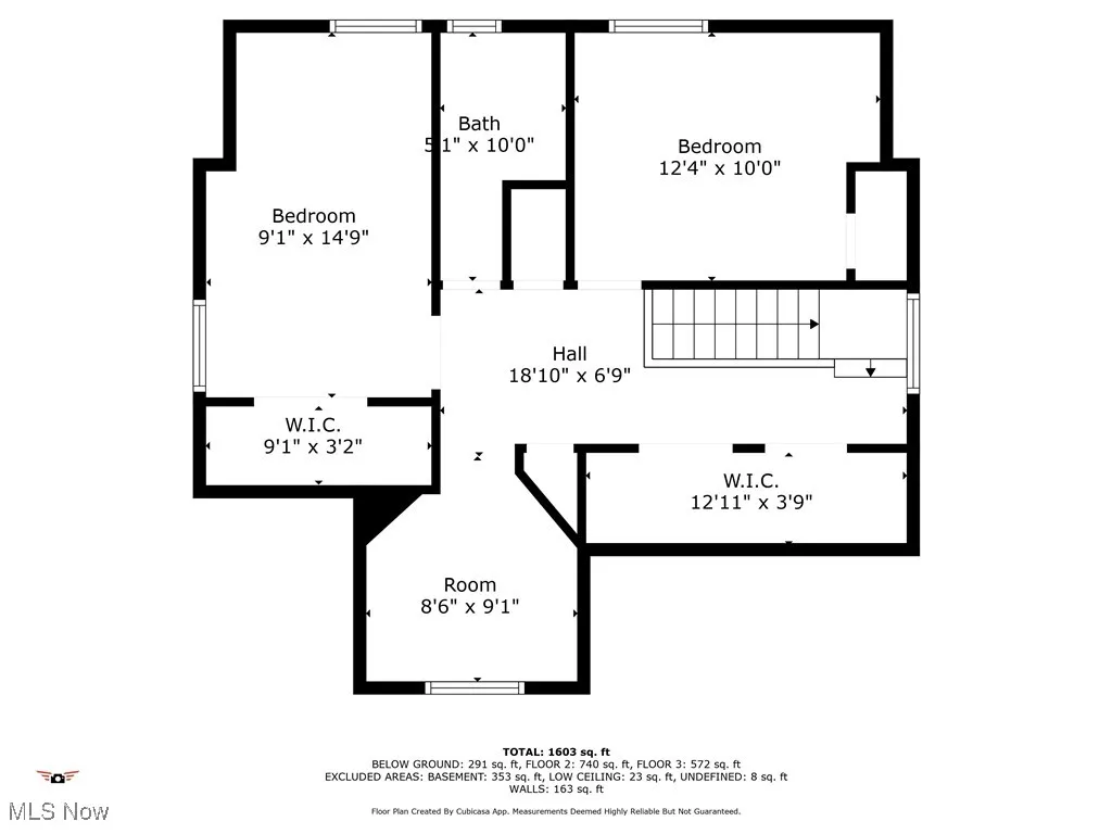 Second floor floorpan