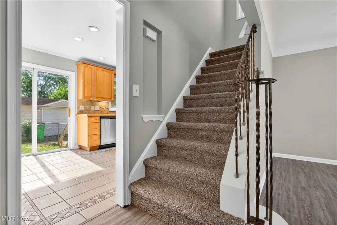 Second floor staircase