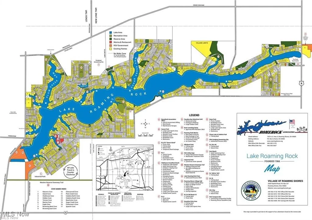 748 Rome Rock Creek Road, Roaming Shores, Ohio 44084,MLS Now Listing ID