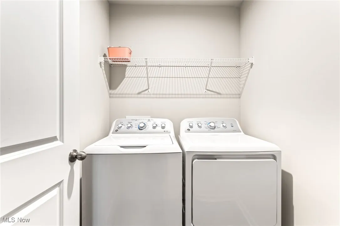 Laundry area with independent washer and dryer