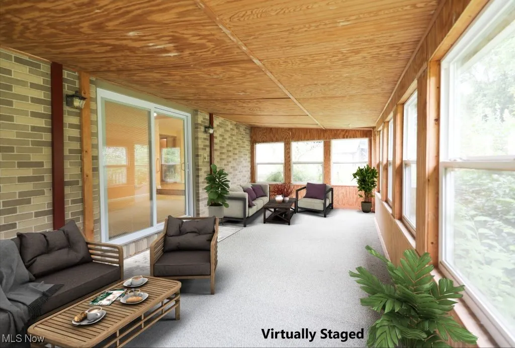 Sun Room Staged