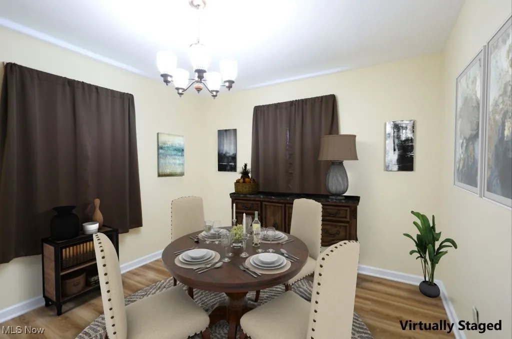 Formal  Dining Room Staged
