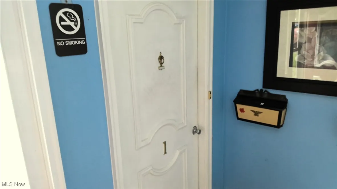 Doorway to property