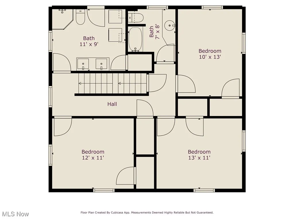 View of room layout Second floor