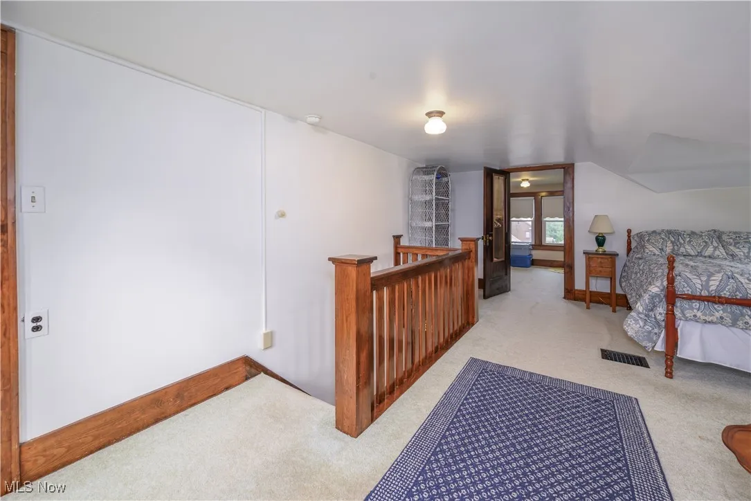 Staircase to third floor  ...and the 4th bedroom .