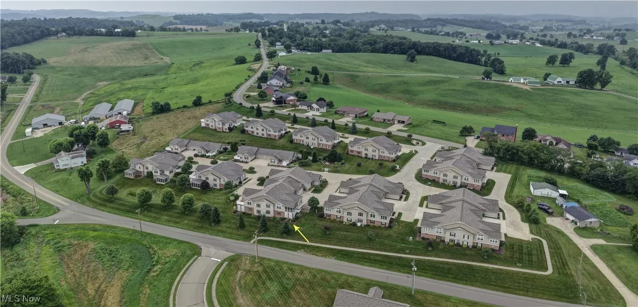 View of property location with rural landscape and nearby suburban area