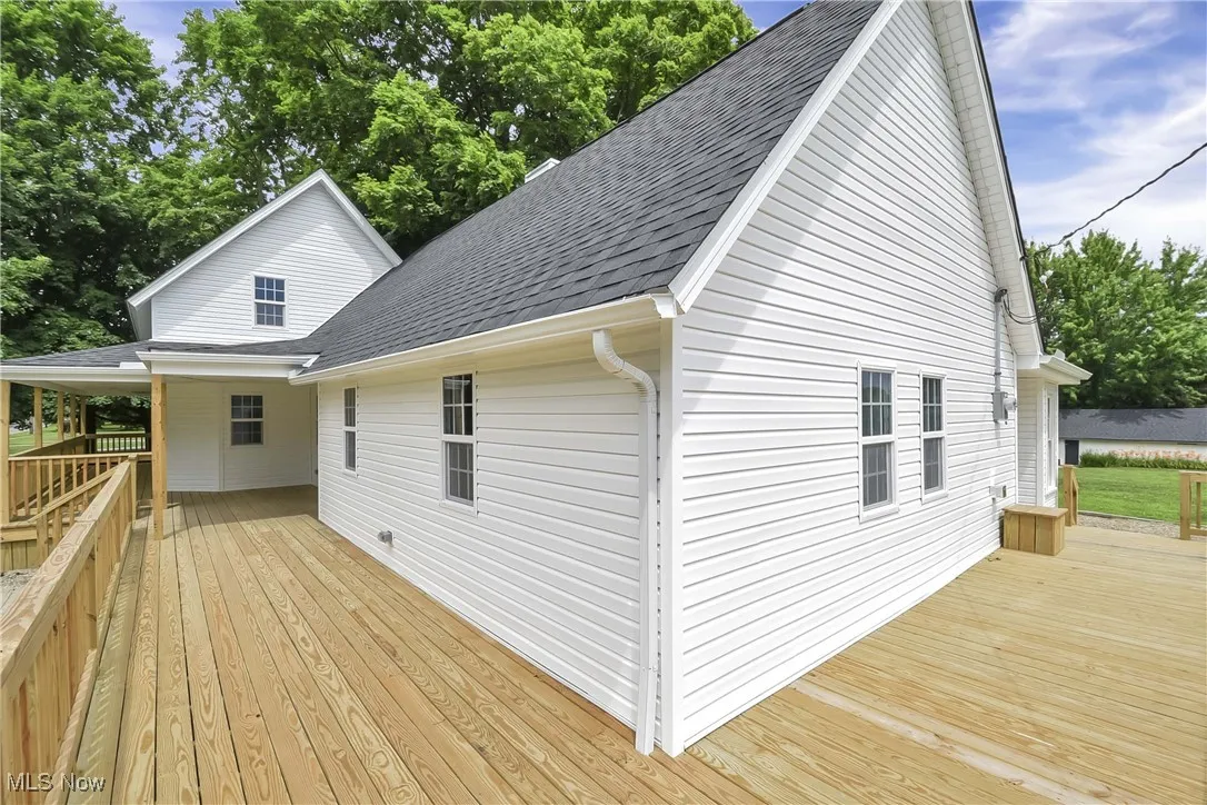 View of deck