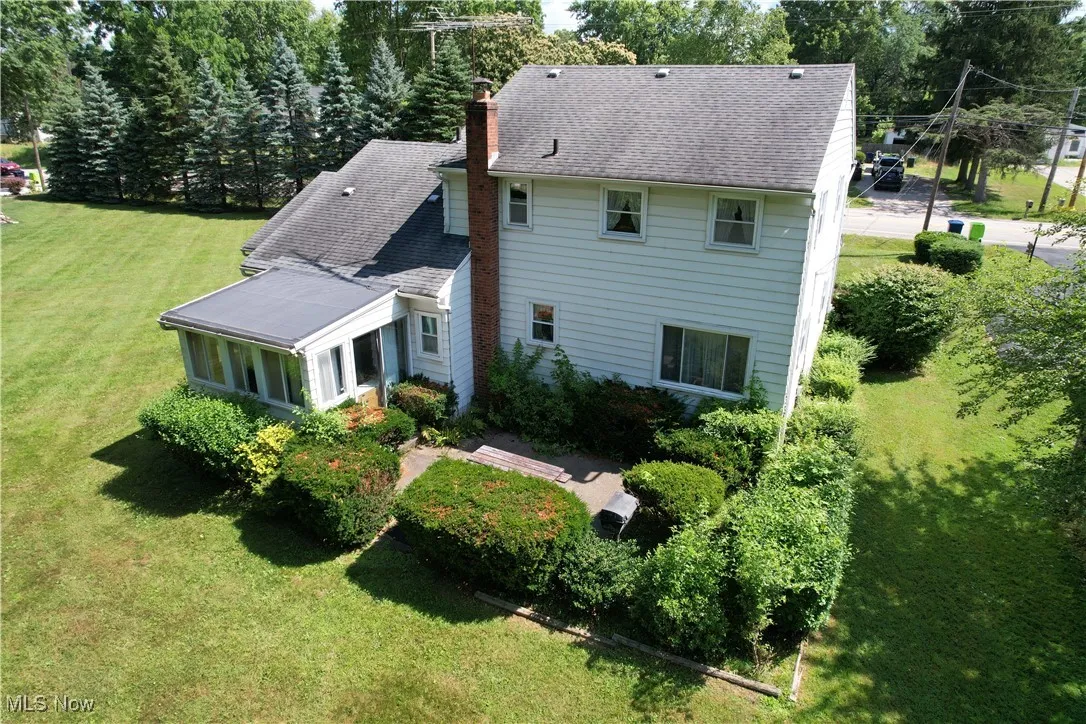 View from above of property