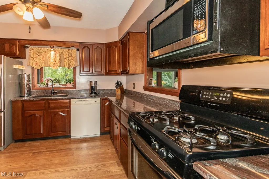 Coming into the kitchen