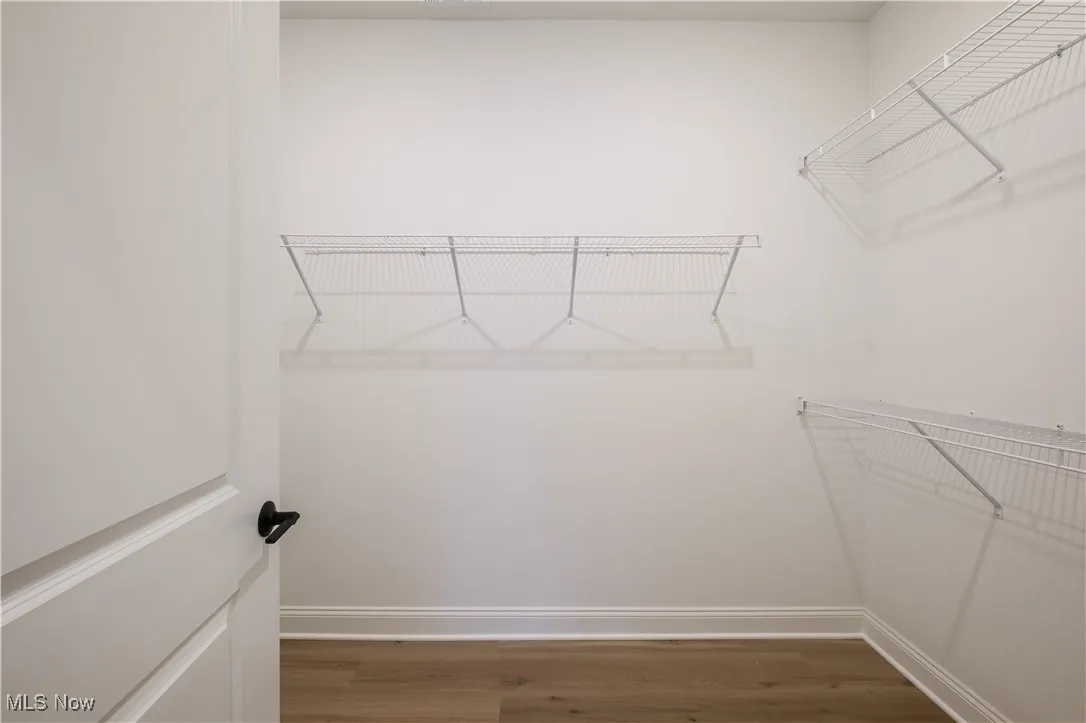 Large owner's walk-in closet.