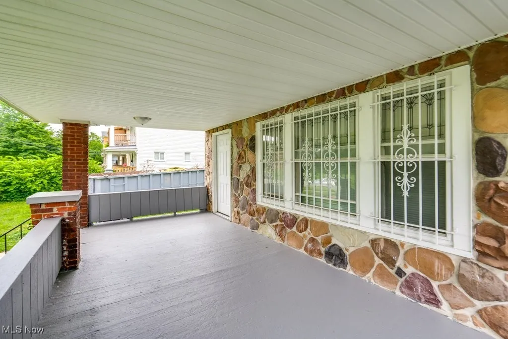 View of deck