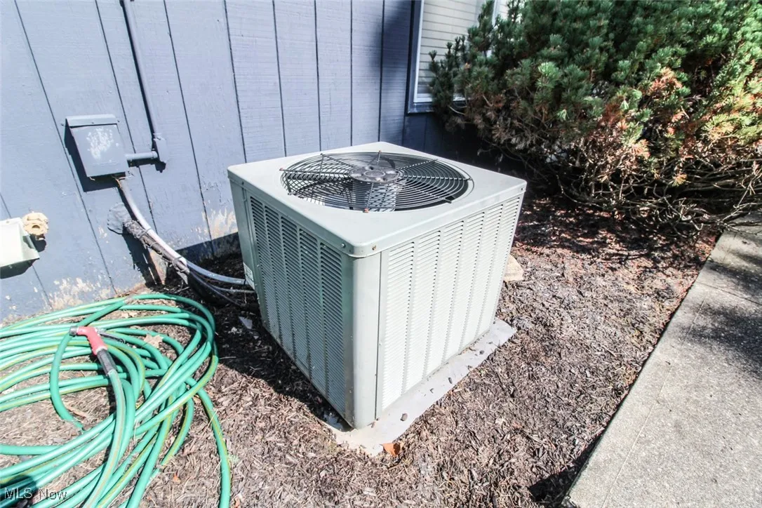 Exterior view of a central AC unit