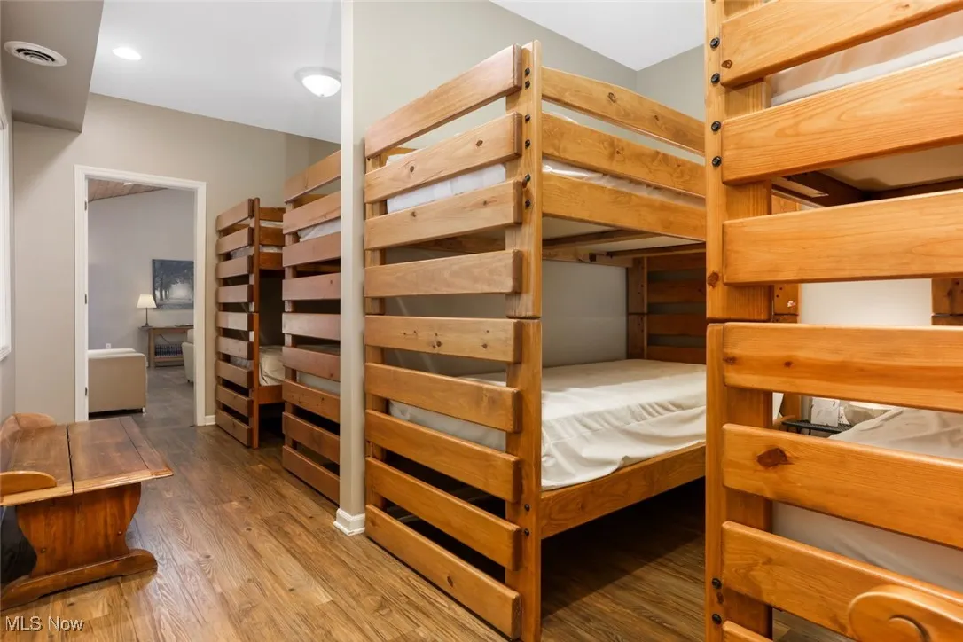Bedroom featuring wood finished floors