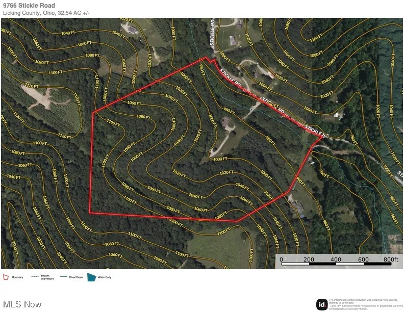Aerial view of property's location
