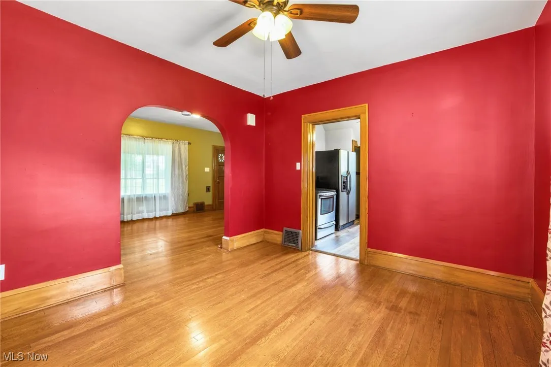 Diningroom with hardwood  floors
