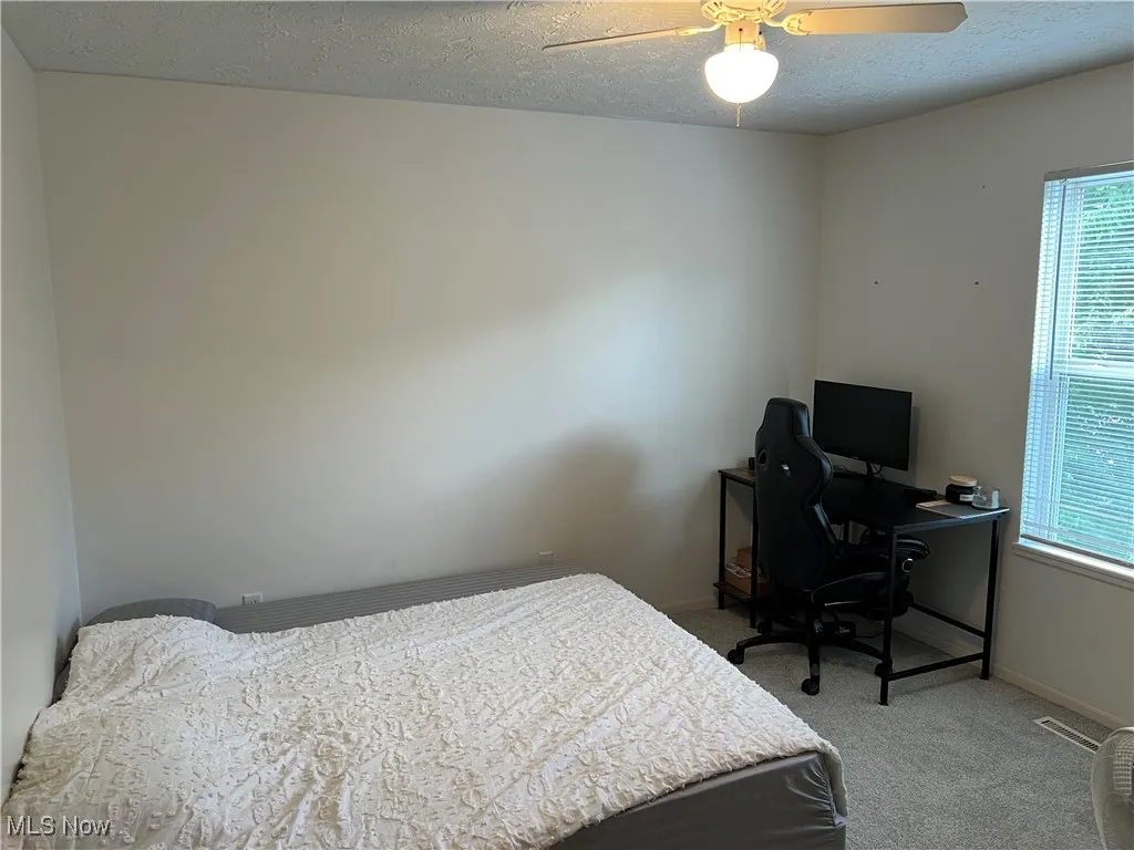 Carpeted bedroom