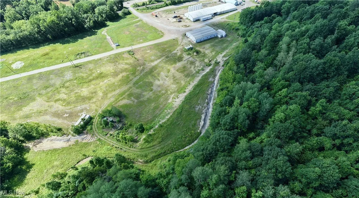 Aerial overview of property's location