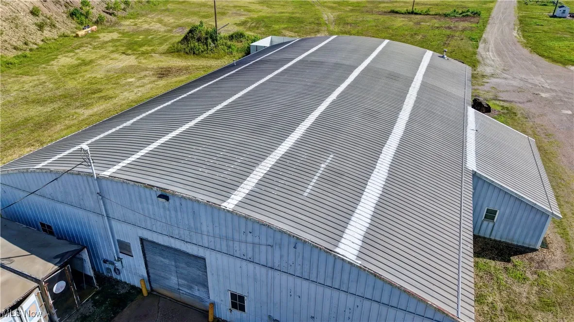View from above of property
