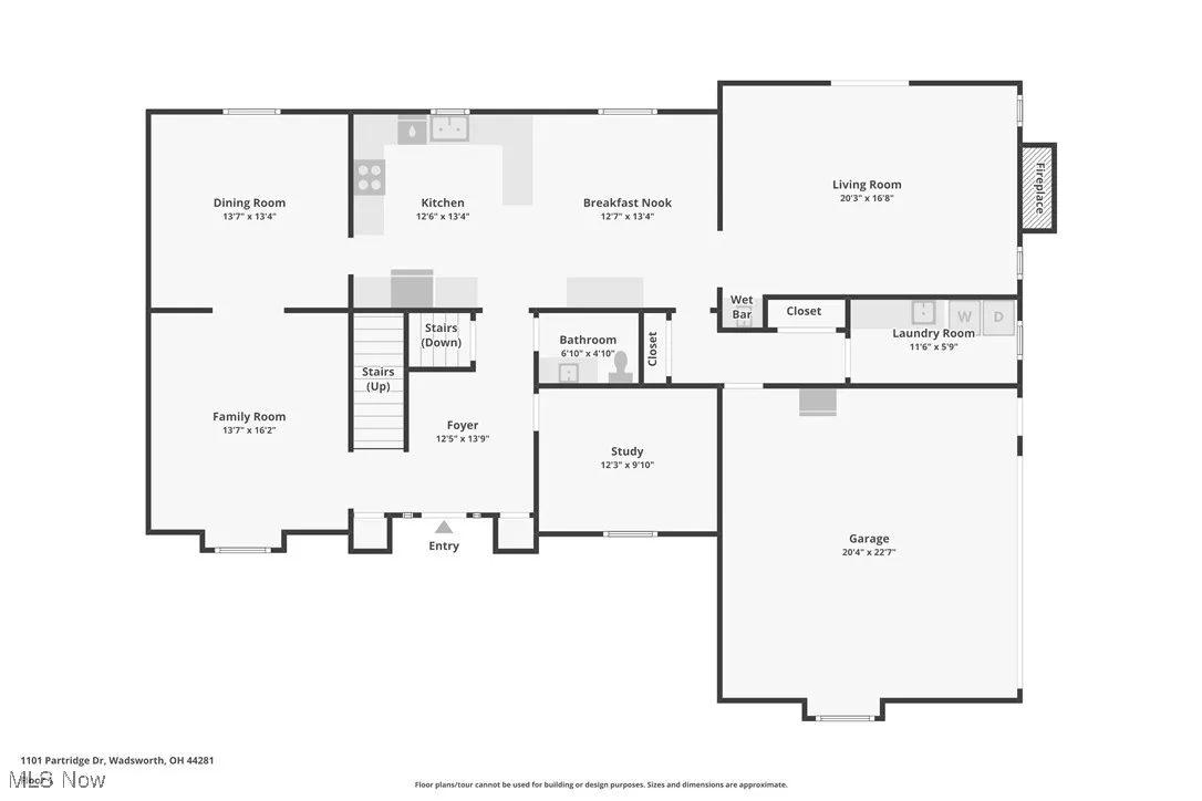 View of floor plan / room layout