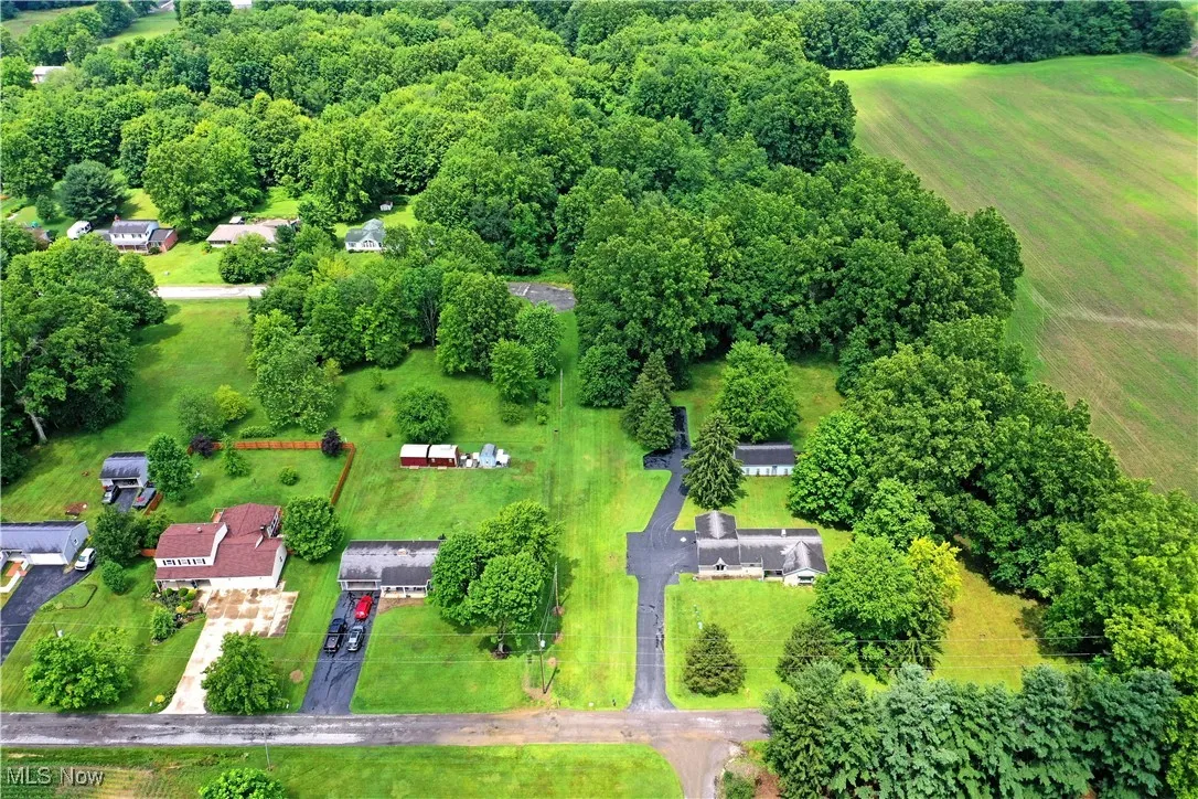 Aerial view of property's location