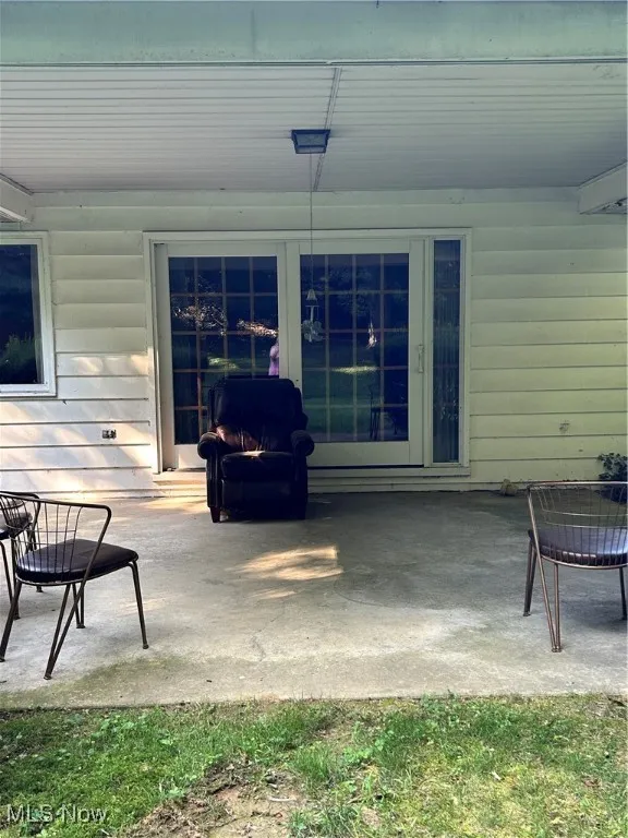 View of patio